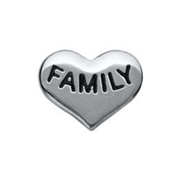 ❤️5 for $15❤️ Family Heart Charm Origami Owl❤️ - Picture 1 of 1